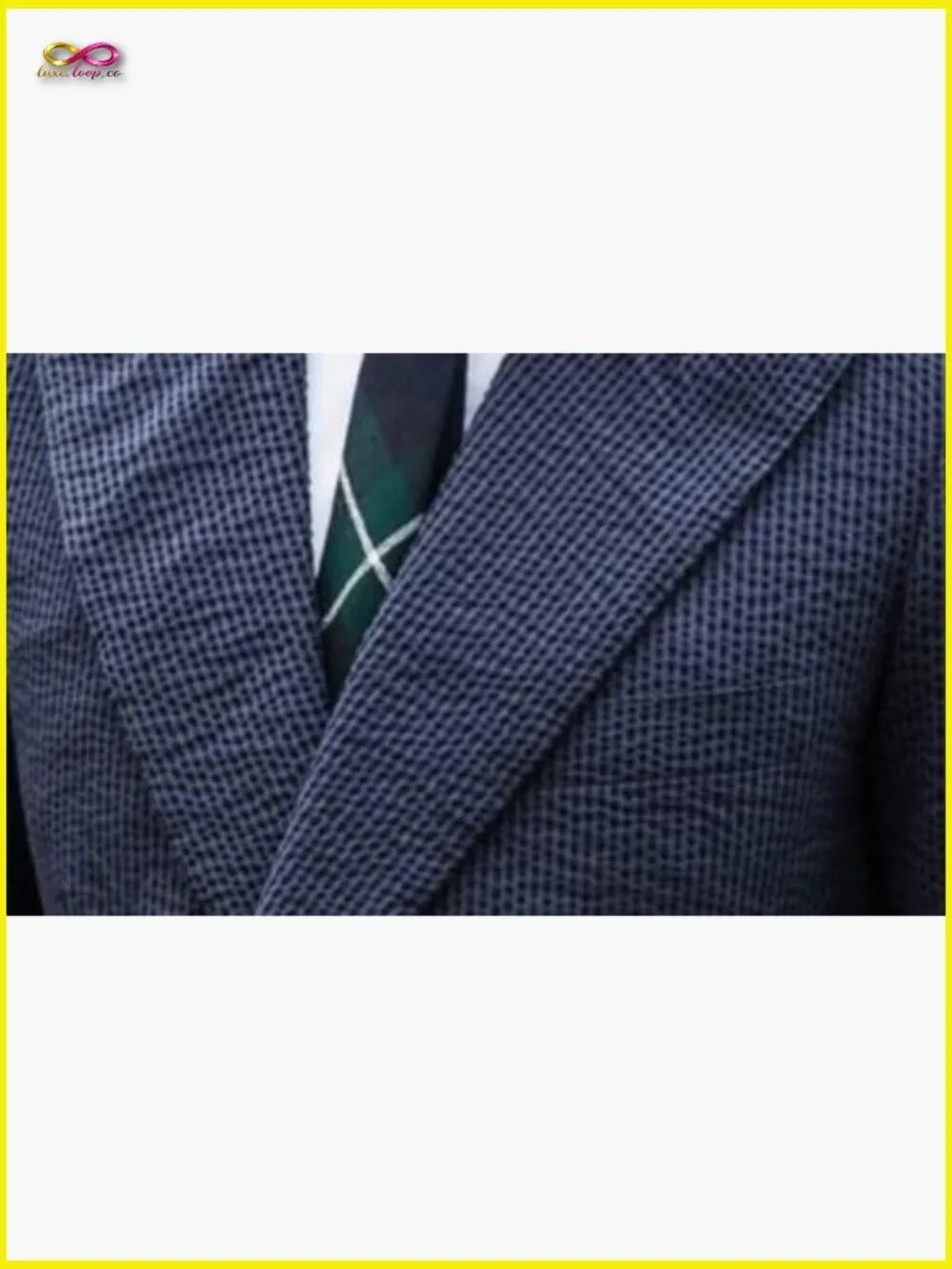 Seersucker Suit Slim Fit Formal Casual Wedding Business Navy Pin Stripe